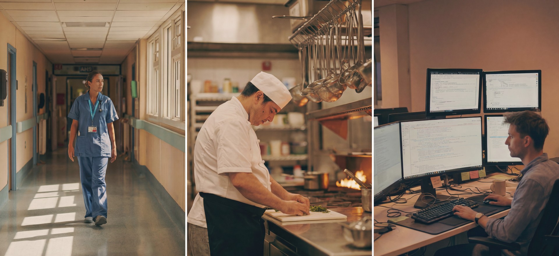 Workers across healthcare, hospitality and tech, the people Kova supports